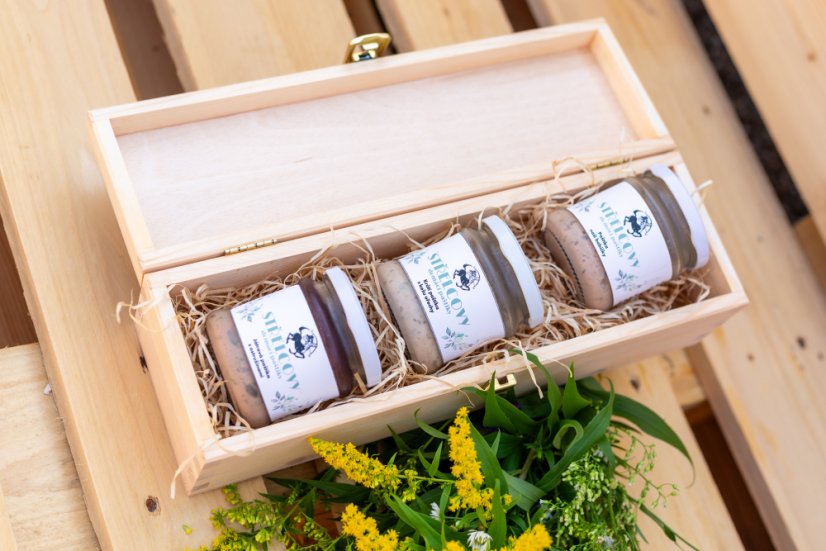 Dřevěná dárková krabička